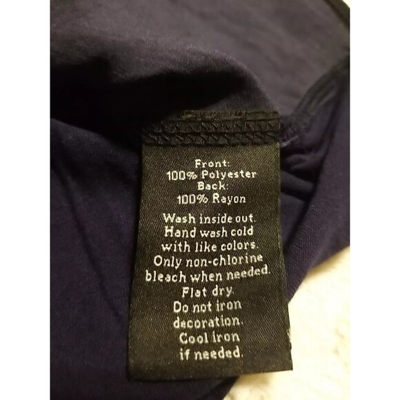 Rock & Republic Shirt Top Womens Size Large Blue Studded Sleeveless - Picture 10 of 10